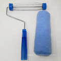 9 Inch US Cage Style Blue Polyester Fabric Roller Decorative Paint Roller Set